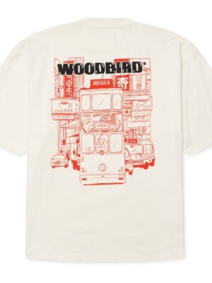 WB Beam Tram T-shirt med tryck på ryggen